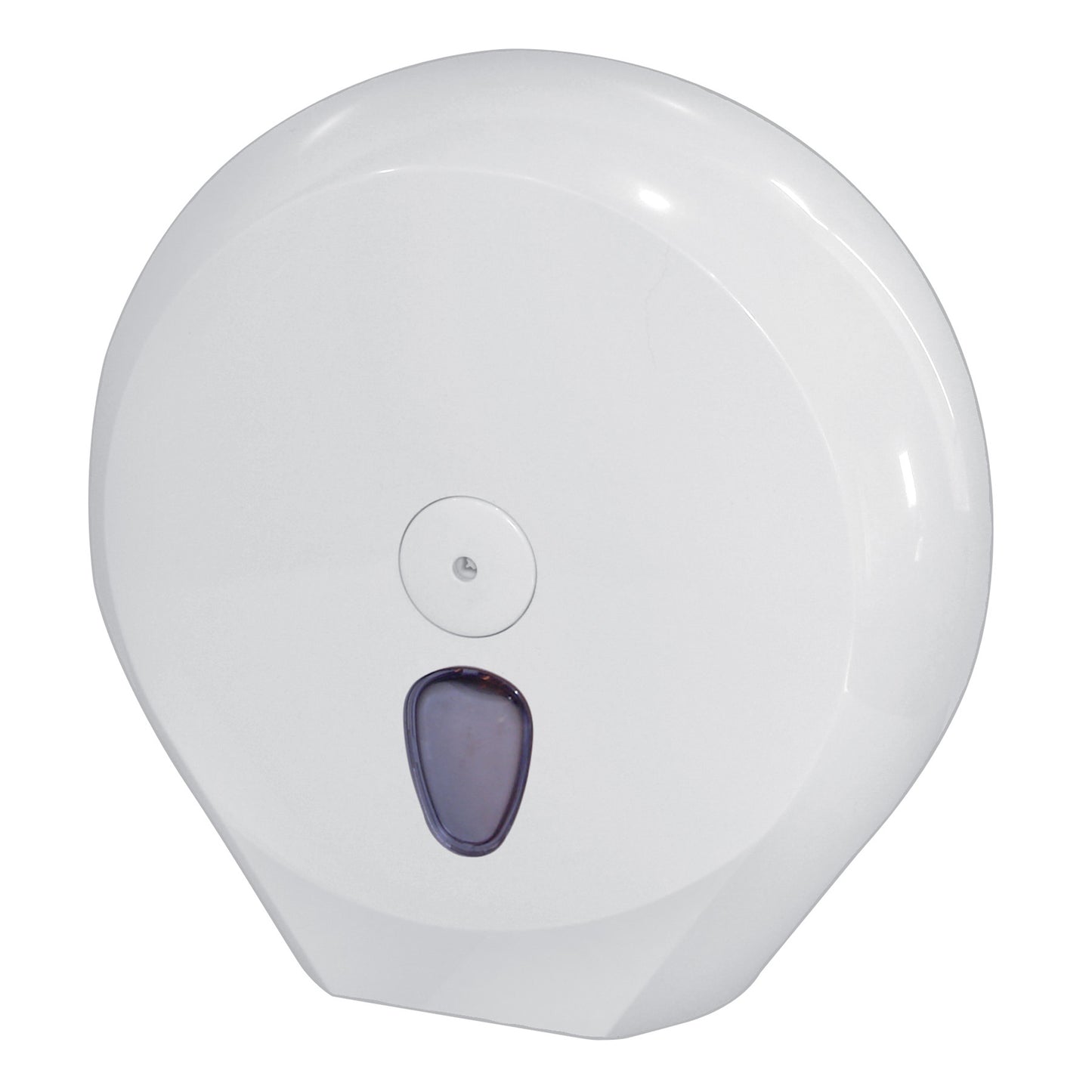 Dispenser carta igienica rotolo Maxi Jumbo - 33,5 x 12,8 x 33,5 cm - rotolo diametro 29 cm - bianco - Mar Plast