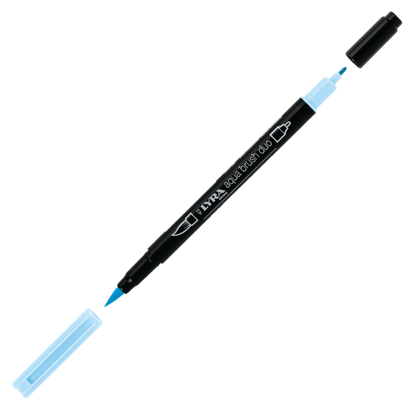 Pennarelli Aqua Brush Duo - punte 2,00 - 4,00 mm - Lyra - astuccio 12 pezzi