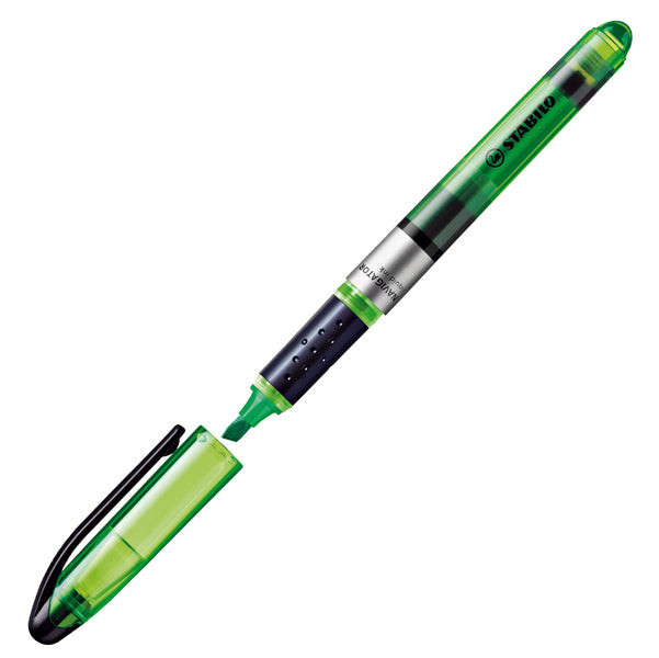 Evidenziatore Stabilo Navigator - punta a scalpello - tratto 1,00 - 4,00 mm - Stabilo - astuccio 4 pezzi