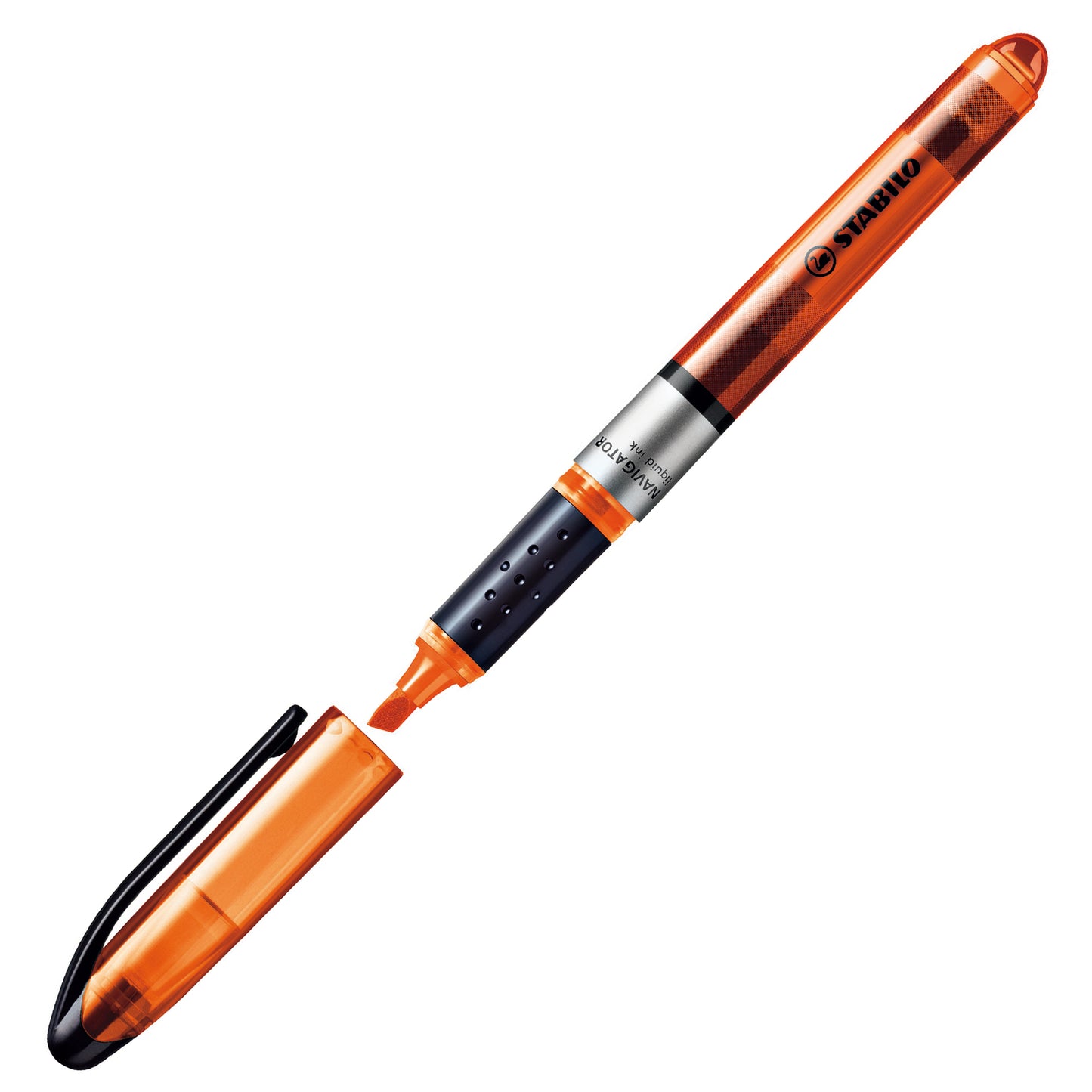 Evidenziatore Stabilo Navigator - punta a scalpello - tratto 1,00 - 4,00 mm - Stabilo - astuccio 4 pezzi