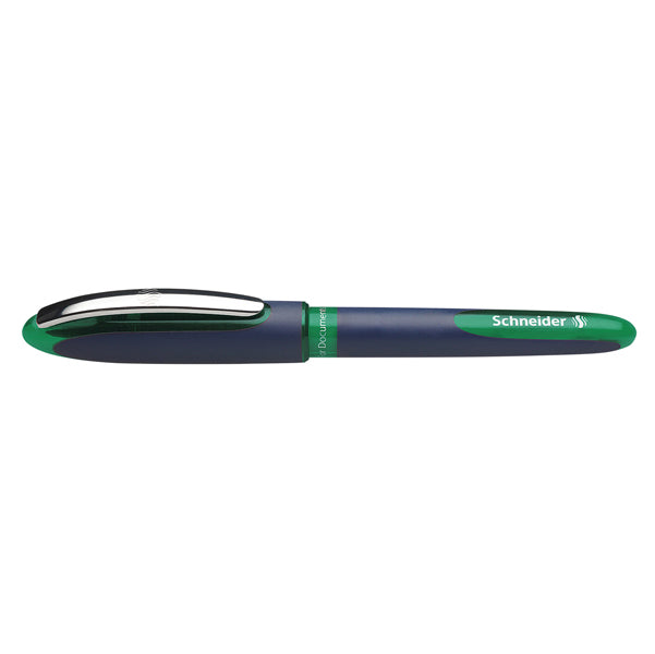 Roller One Business con cappuccio  - tratto ultra smooth 0,6mm - verde - Schneider