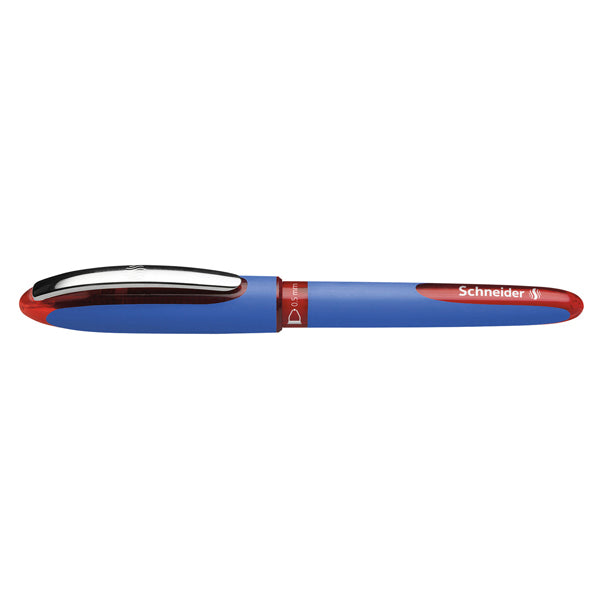 Roller One Hybrid C con cappuccio - tratto 0,5mm - rosso - Schneider