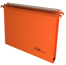 Cartella sospesa Joker - cassetto - interasse 39 cm - fondo U - 37 x 25 cm - arancio - Bertesi