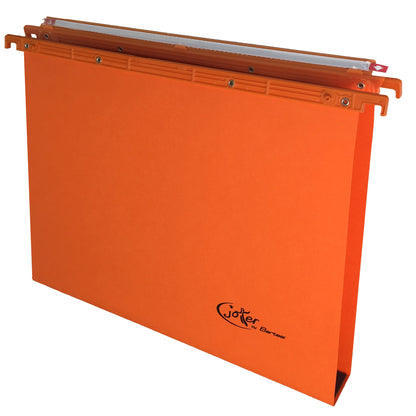 Cartella sospesa Joker - cassetto - interasse 39 cm - fondo U - 37 x 25 cm - arancio - Bertesi