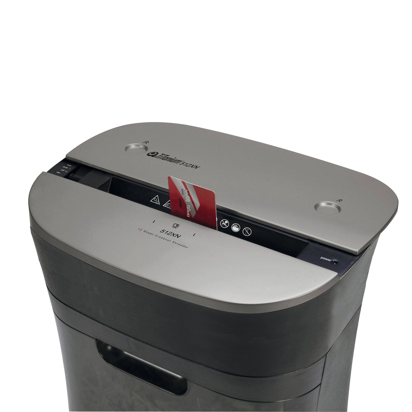 Distruggidocumenti 512XN - a frammenti - 19L - Titanium