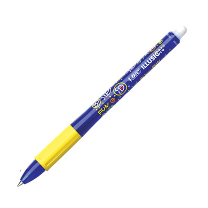 Penna sfera Gelocity Illusion - gel cancellabile - punta 0,7 mm - blu - Bic - conf. 12 pezzi