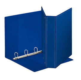 Raccoglitore personalizzabile Display - 22 x 30 cm - 4 anelli a D 50 mm - dorso 7,1 cm - blu - Esselte