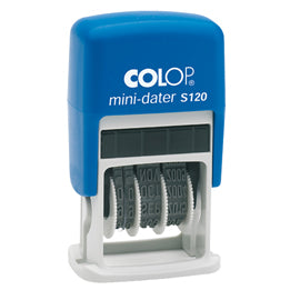 Timbro Mini Dater S120 Datario - 3,8 mm - autoinchiostrante - Colop