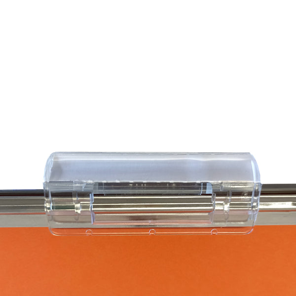 Cartella sospesa Silver - cassetto - interasse 33 cm - fondo V - 31,2 x 25 cm -  arancio - Bertesi