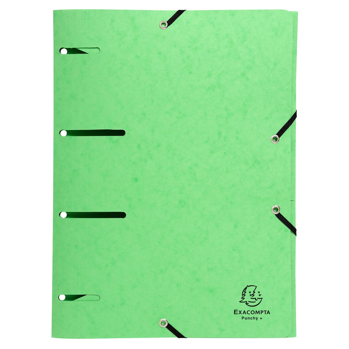 Cartella 3 lembi con elastico angolare - A4 - dorso 0,3 cm - cartoncino lustré - colori assortiti - Exacompta