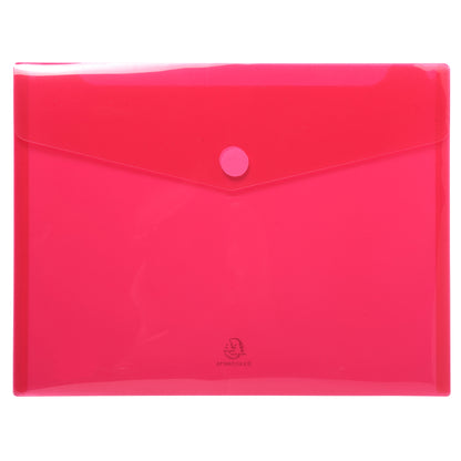 Busta a tasca con chiusura in velcro - PPL - 24 x 32 cm - colori assortiti - Exacompta