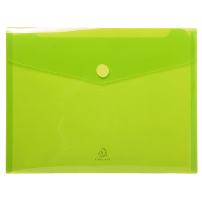 Busta a tasca con chiusura in velcro - PPL - 24 x 32 cm - colori assortiti - Exacompta