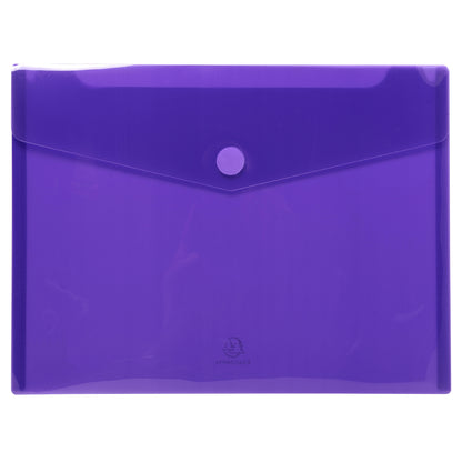 Busta a tasca con chiusura in velcro - PPL - 24 x 32 cm - colori assortiti - Exacompta