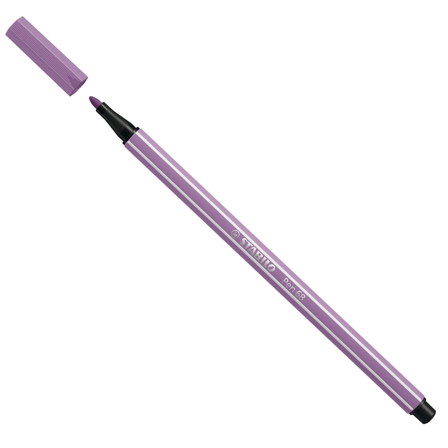 Pennarelli Pen 68 - colori assortiti pastello - Stabilo - busta 8 pezzi