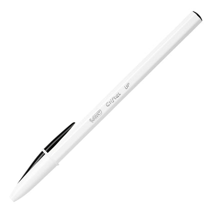 Penna a sfera Cristal Up con cappuccio - punta media 1,2mm - nero  - Bic - conf. 20 pezzi