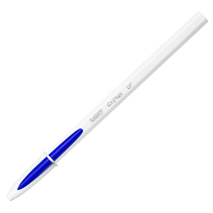 Penna a sfera Cristal Up con cappuccio  - punta media 1,2mm  - blu - Bic - conf. 20 pezzi