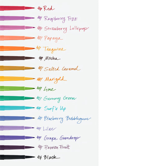 Pennarello Flair Nylon - punta feltro - 1,10mm - colori assortiti Candy Pop - Papermate - conf.16 pezzi