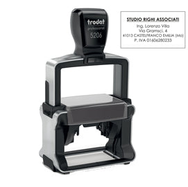 Timbro Professional 5206 - personalizzabile - 56 x 33 mm - 8 righe - autoinchiostrante - Trodat