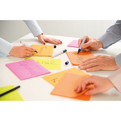 Blocco di fogli Super Sticky Big Notes - BN11-EU - 279 x 279 mm - giallo neon - 30 fogli - Post-it