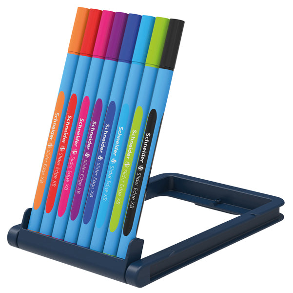 Penna a sfera Slider Edge - tratto XB - colori assortiti - Schneider - astuccio 8 pezzi