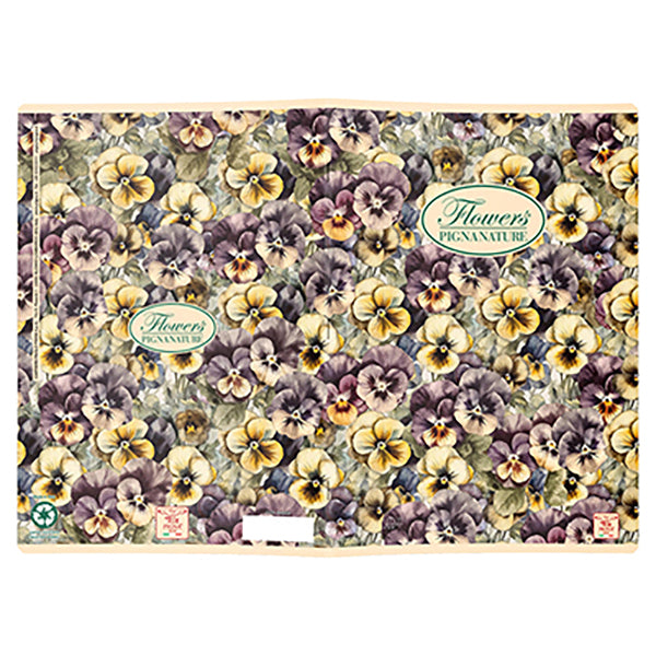 Maxiquaderno Nature Flowers - A4 - 5 mm - 42 fogli - 80 gr - Pigna