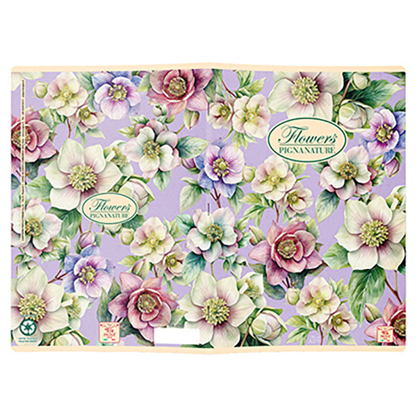 Maxiquaderno Nature Flowers - A4 - 5 mm - 42 fogli - 80 gr - Pigna
