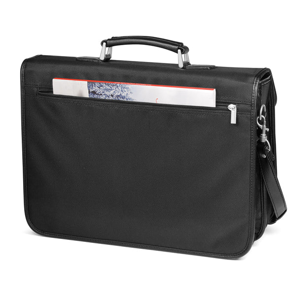 Cartella in tessuto - extra strong - nero - 44x31x20cm - City Time