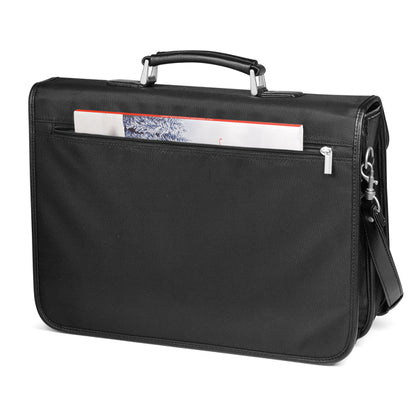 Cartella in tessuto - extra strong - nero - 44x31x20cm - City Time