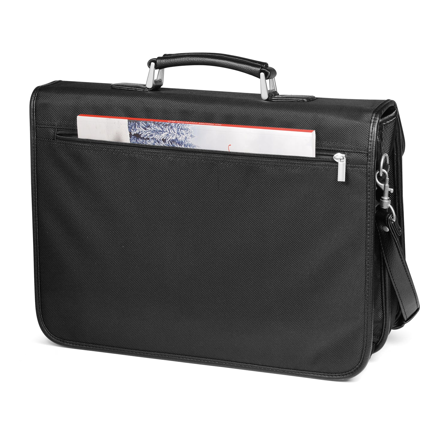 Cartella in tessuto - extra strong - nero - 44x31x20cm - City Time