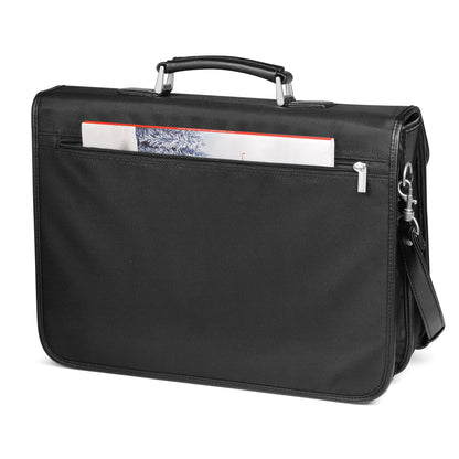 Cartella in tessuto - extra strong - nero - 44x31x20cm - City Time