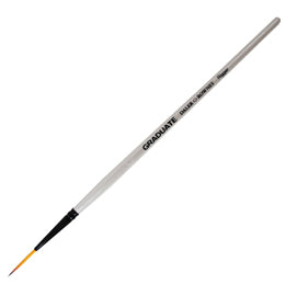 Pennello sintetico Graduate - punta lunga - manico corto - n. 2 - Daler Rowney