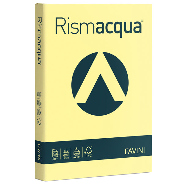 Carta Rismacqua - A4 - 90 gr - giallo chiaro 07 - Favini - conf. 300 fogli