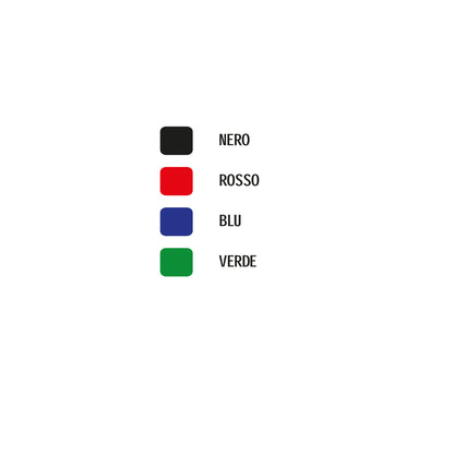 Marcatore permanente N50 - punta tonda - astuccio 4 colori assortiti - Pentel