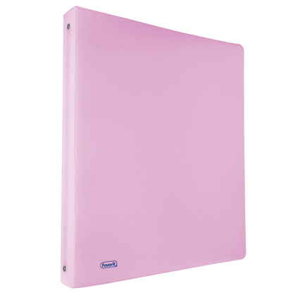 Raccoglitore Pastel - 22 x 30 cm - 4 anelli tondi 15 mm - PP - glicine - Favorit