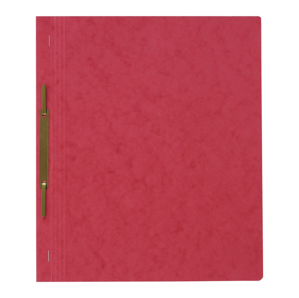 Cartellina semplice con pressino- 265 gr - A4 - cartone pressato - rosso - Pagna