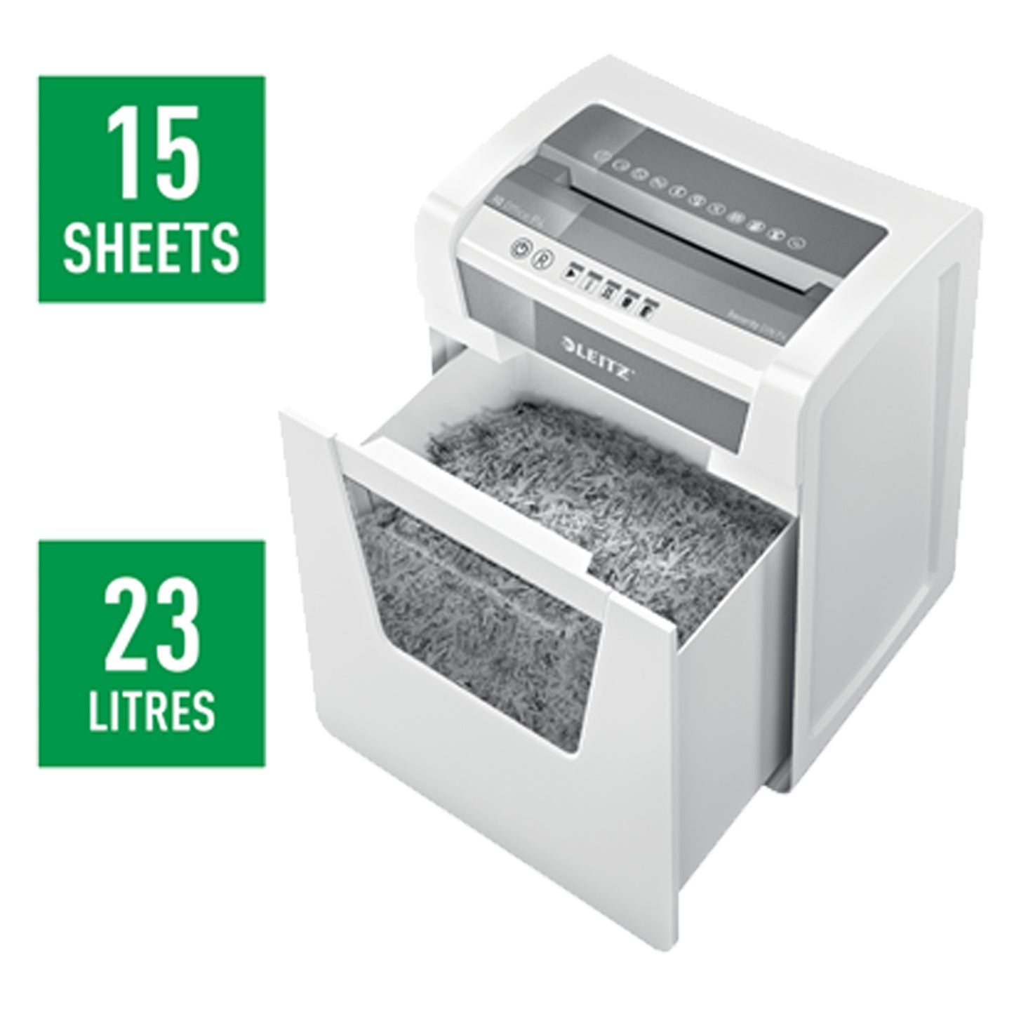 Distruggidocumenti Office P4 - taglio a frammenti 4x40 mm - Leitz IQ