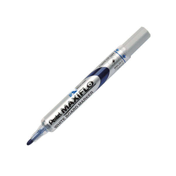 Marcatori Maxiflo + cancellino - punta conica 4 mm - colori assortiti - Pentel - set 4 + 1 pezzi