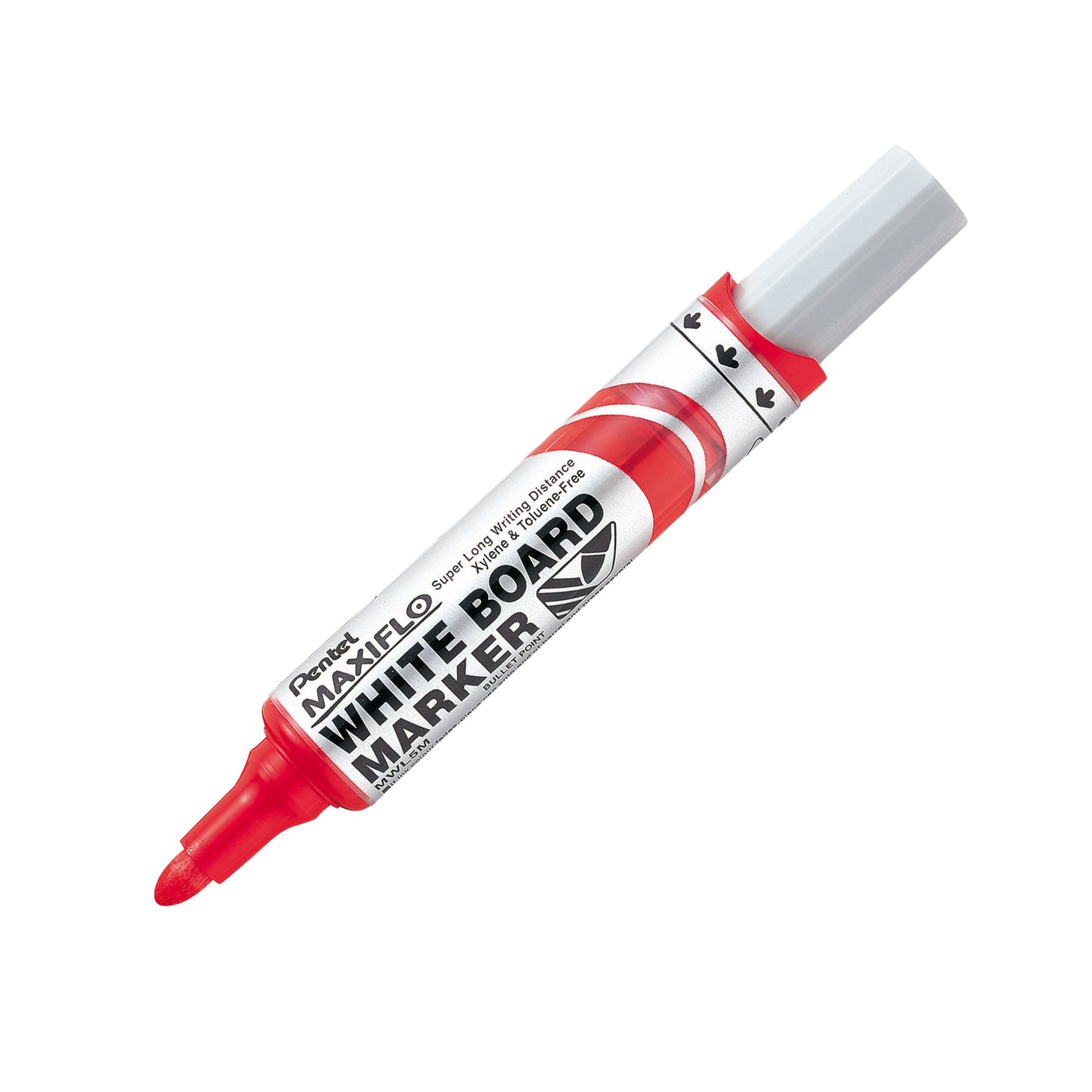Marcatori Maxiflo con cancellino - punta conica 6 mm - colori assortiti - Pentel - set 4 + 1 pezzi