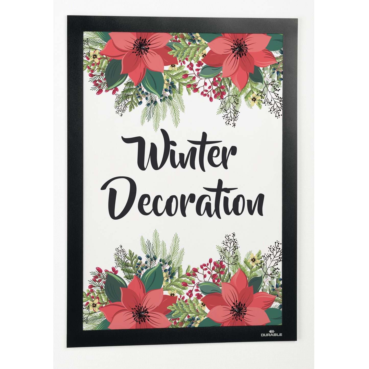 Cornice adesiva - Duraframe Wallpaper - A4 - 21 x 29,7 cm - nero - Durable