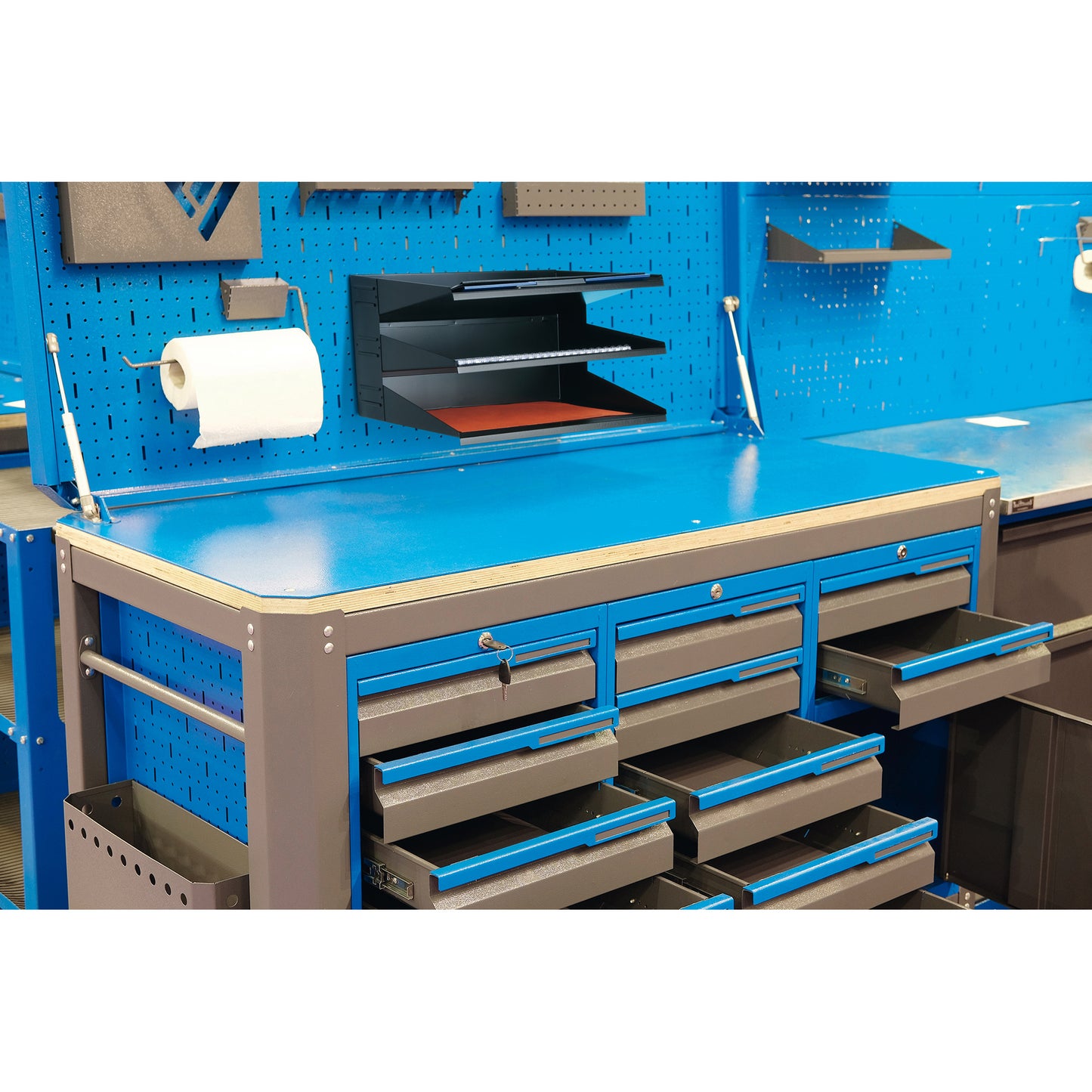 Portadocumenti Sorter Rack - 36 x 20,5 x 25 cm - 3 scomparti - nero - Durable