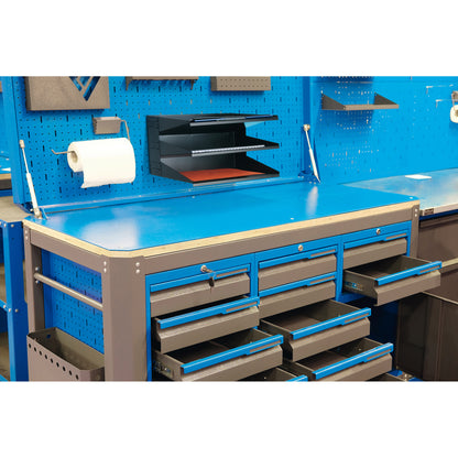 Portadocumenti Sorter Rack - 36 x 20,5 x 25 cm - 3 scomparti - nero - Durable