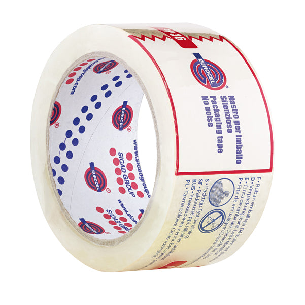 Nastro adesivo PP36NN - 5 cm x 66 m - bianco - Eurocel
