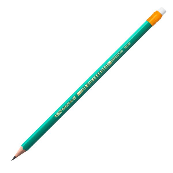 Matite ECOsolutions Evolution Graphite - 655 HB - con gommino - Bic - scatola da 12 pezzi