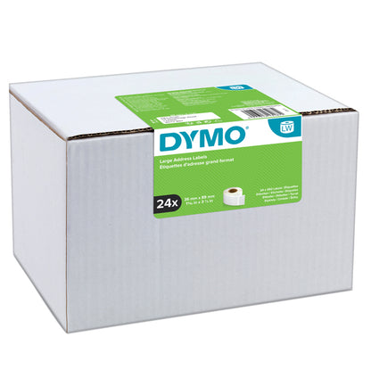 Rotolo 260 etichette LW S0722390 - 36 x 89 mm - carta - indirizzi - bianco - Dymo - value pack 24 pezzi