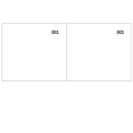Blocco scontrino 2 sezioni - 100 copie numerate - bianco - 5,8 x 13 cm - DU160000010 - Data Ufficio