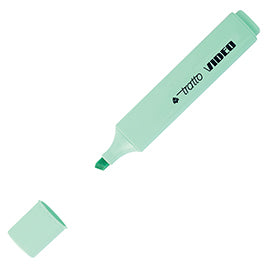 Evidenziatore Tratto Video pastel  - punta a scalpello - tratto da 1,0mm-5,0mm - verde pastel - Tratto