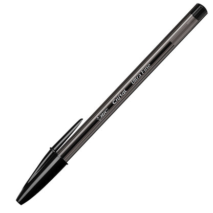 Penna a sfera con cappuccio Cristal Exact - punta 0,7 mm - nero - Bic - scatola 20 pezzi