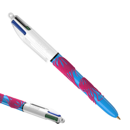 Penna sfera scatto multifunzione 4 Colours Velours - punta 1,0 mm - 4 colori - Bic - scatola 12 pezzi