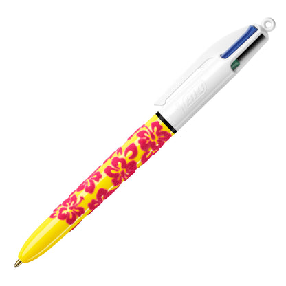 Penna sfera scatto multifunzione 4 Colours Velours - punta 1,0 mm - 4 colori - Bic - scatola 12 pezzi