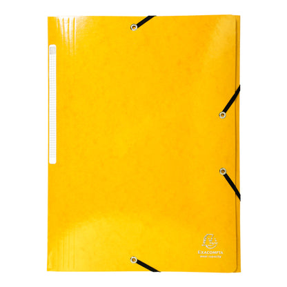 Cartella 3 lembi con elastico angolare Iderama - A4 - dorso 3,5cm - 10 colori assortiti - Exacompta